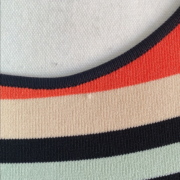 Ted Baker Multi Striped Crop Top - Picture 12 of 13